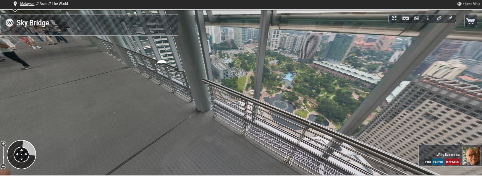 City panorama with towers